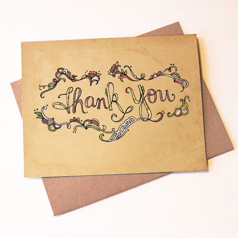 Storybook Thank You Card