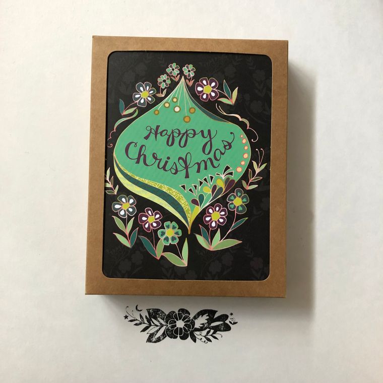 Christmas Ornament Cards - Box of 8