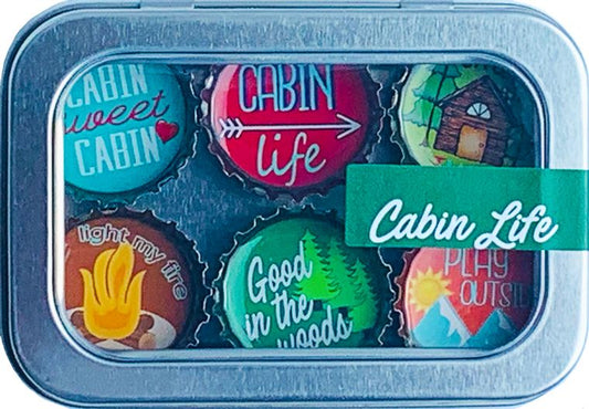 Cabin Life Magnet - Six Pack