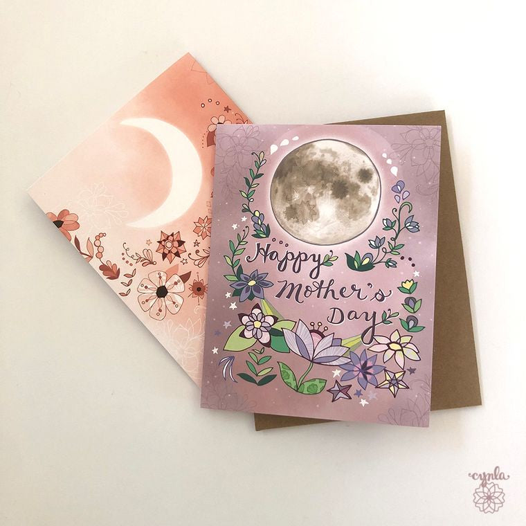 Mother's Day Moon Card