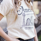 America God's Country Ivory Graphic Tee