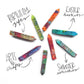 Kindness Collection Original Rainbow Crayon® Mini Stix™ 4 pk