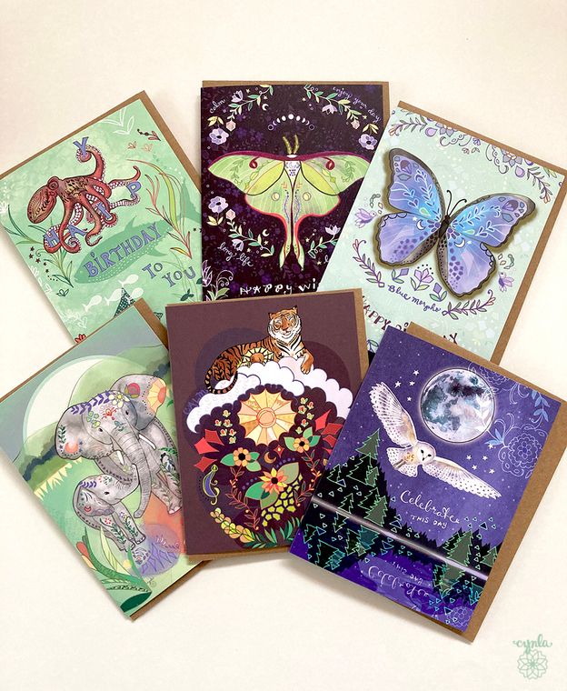 Luna Moth Card