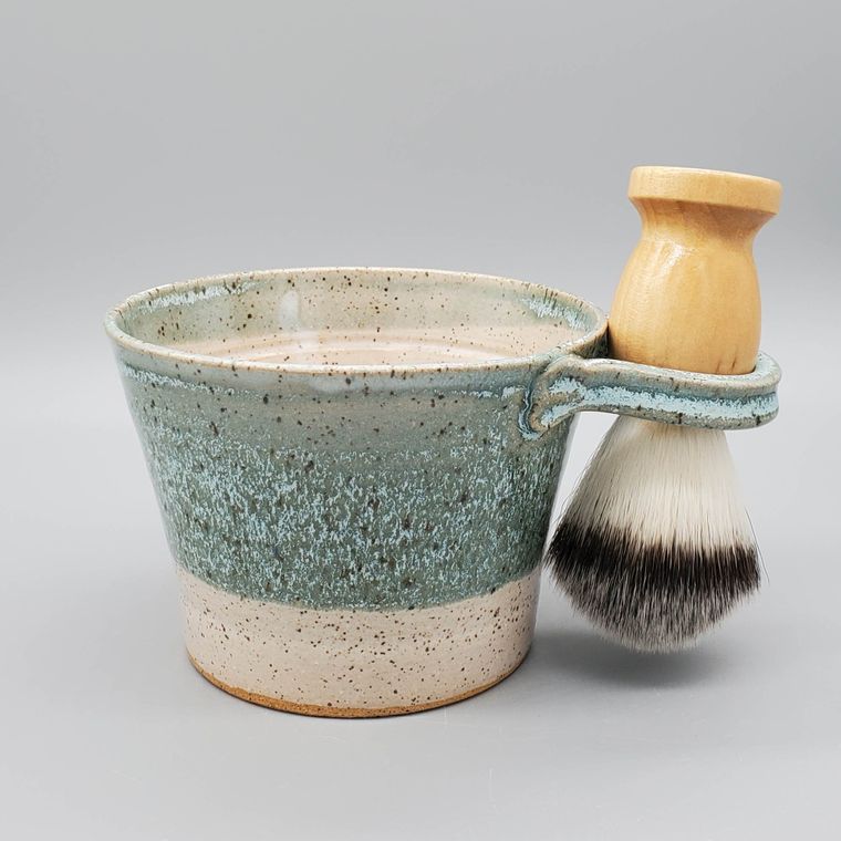 Turquoise Shave Bowl Set