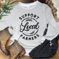 Support Local Farmers Terry Crewneck Sweatshirt